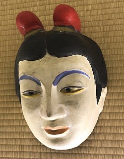 呉女(伎楽面)TI作